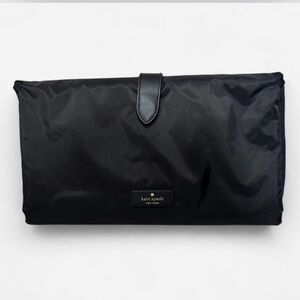 Kate Spade Black Nylon Padded Travel Mat